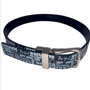 Tony Hawk Black and White Logo Repeat Belt